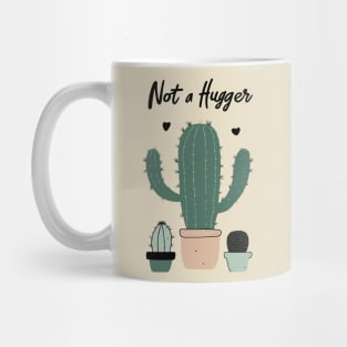 Not a hugger boho cactus design Mug